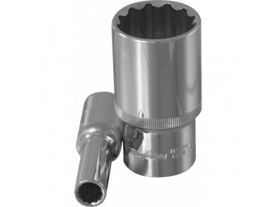 Головка торцевая 12 гранная глубокая 1/2"DR 14мм., Ombra 112214 от OMBRA Головка торцевая 12 гранная глубокая 1/2"DR 14мм., Ombra 112214
