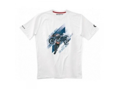 Мужская футболка BMW Motorrad T-shirt Men, G 310 GS, White от BMW Мужская футболка BMW Motorrad T-shirt Men, G 310 GS, White